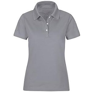 Trigema Dames poloshirt van katoen, Cool-grey, S