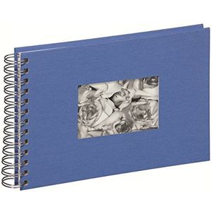 Pagna 12109-06 spiraalalbum 240 x 170 mm 40 pagina's, linnen omslag, wit fotokarton Kleur: blauw