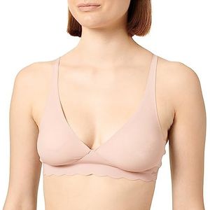 Sloggi Dames Zero Microfibre 2.0 H Soft Bra BH, Cameo Brown, XS