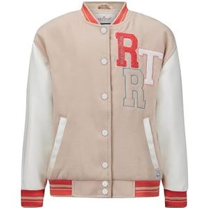 Retour denim de luxe Meisjes Coco Varsity Jacket, latte, 13-14