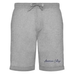 AMERICAN COLLEGE USA Uniseks bermuda shorts voor jongens en meisjes, grijs, 10 Jaar