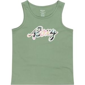 Roxy - There Is Life - Mouwloos T-shirt - Groen - Meisjes 14 Jaar