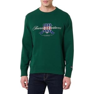 GANT - Sweatshirt - Blauw - Donkergroen - Rood - Wit