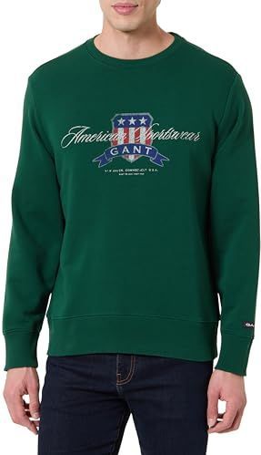 GANT - Sweatshirt - Blauw - Donkergroen - Rood - Wit