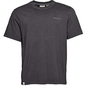 Superdry Code Essential Overdyed Tee Herenhemd, Dark Slate Grey, XXL