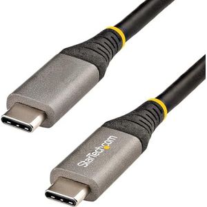 StarTech.com USB31CCV50CM 50cm USB C Kabel, 10Gbps, USB 3.1/3.2 Gen 2 Type-C Kabel, 100W (5A) Power Delivery Charging, DP Alt Mode, USB-C Kabel voor Laptop/Phone/Tablet, Charge/Sync Kabel