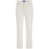 JACK & JONES Dames Jxnice Sl-stra ANK Crop Mw C8170 DNM Sn Jeans, Wit Denim/Detail:Off White, 29W x 32L, Wit Denim/Detail:Gebroken Wit, 29W / 32L