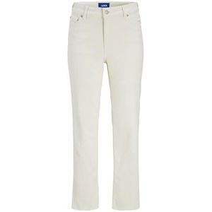 JACK & JONES Dames Jxnice Sl-stra ANK Crop Mw C8170 DNM Sn Jeans, Wit Denim/Detail:Off White, 29W x 32L, Wit Denim/Detail:Gebroken Wit, 29W / 32L