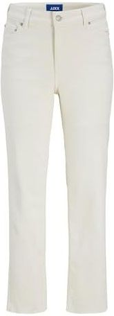 JACK & JONES Dames Jxnice Sl-stra ANK Crop Mw C8170 DNM Sn Jeans, Wit Denim/Detail:Off White, 29W x 32L, Wit Denim/Detail:Gebroken Wit, 29W / 32L