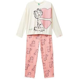 United Colors of Benetton Pyjama voor meisjes, Bianco, 100