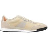 Lage sneakers met applicaties in suèdelook, model 'NITAN'