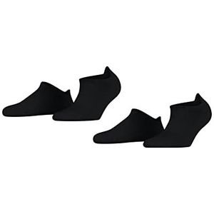 ESPRIT Heren Korte sokken Active Basic 2-Pack M SN Katoen Kort eenkleurig Multipack 2 Paar, Zwart (Black 3000), 39-42