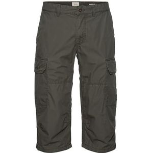camel active Heren Regular Fit 3/4 Cargo Shorts, donkergroen, 42