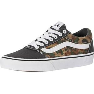 Vans Heren Ward Sneaker, Water Color Camo Zwart/Wit, 8 UK, Water Kleur Camo Zwart Wit, 42 EU