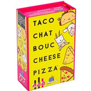 Blue Orange - Taco Chat Bouc Cheese Pizza – gezelschapsspel/kaart/sfeer en snelheid spel ideaal voor plezier met familie of vrienden in de avond – voor 2 tot 8 spelers – vanaf 8 jaar