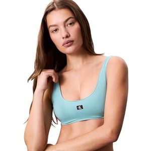 Calvin Klein - Bralette Bikini Top - Blauw - Nylon