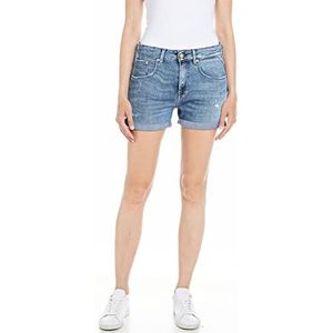 Replay Dames ANYTA Jeansshorts, 009 Medium Blue, 24, 009, medium blue., 24W