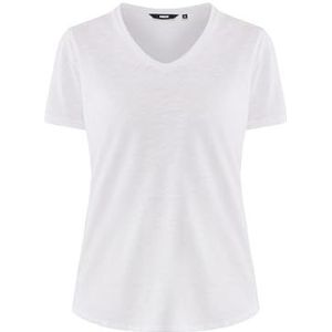 Mexx FEMMIE Basic T-shirt met V-hals, wit, XL