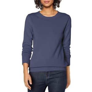 Amazon Essentials 100% Katoen Crewneck Trui, Navy,