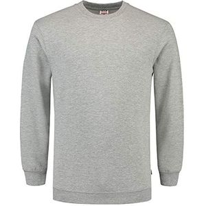 Tricorp 301008 casual sweatshirt, 60% gekamd katoen/40% polyester, 280 g/m², grijs melange, maat XL