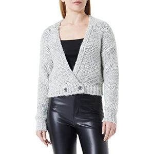Sisley Womens L/S 1057M600X Cardigan Sweater, White 600, XS
