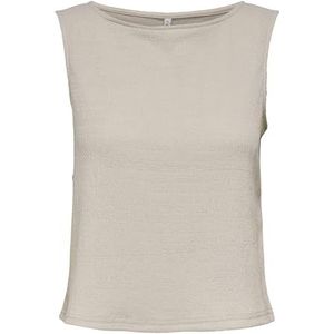ONLY Dames Onlkatie Life S/L Top Box JRS, Pumice Stone, S