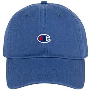 Champion Flow Dad baseballpet voor dames, Shield Blauw, Eén Maat