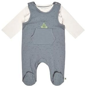 Sterntaler Romperset voor babyjongens, Rexi pyjamaset, grijsblauw, 44