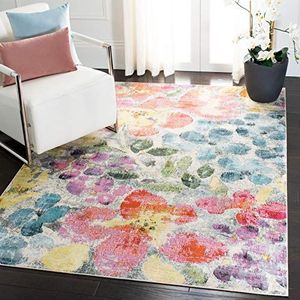 Safavieh Lily Floral tapijt geweven polypropyleen tapijt in blauw geel 120 x 180 cm