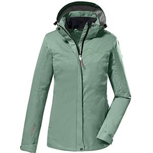 Killtec Kos 133 Wmn Jack functionele jas/outdoorjas met afneembare capuchon, Pistachenoten, 32