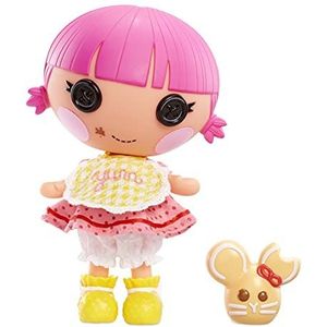 Lalaloopsy Littles Doll Sprinkle Spice Cookie met een koekjesmuis als huisdier - 18 cm Baker met veranderbaar pink & geel outfit, In herbruikbaar speelset pakket - Voor 3-103 jaar