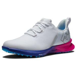 FootJoy Fj Fuel Sport golfschoen voor heren, Wit Roze Blauw, 40.5 EU