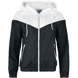 Lonsdale Skerray Windjack voor dames, zwart/wit, XXL