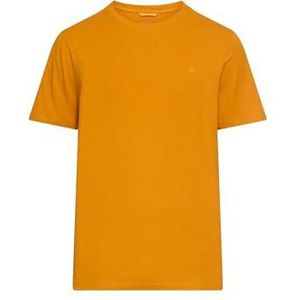 camel active - T-shirt - Oranje - 100% Katoen