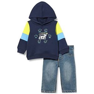 Levi's Kids ursa major hoodie denim se baby jongens, Naval Academy, 3 Maanden