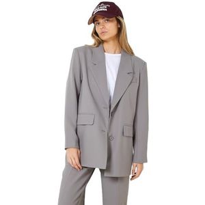 Noisy may Klassieke blazer voor dames, titanium, S