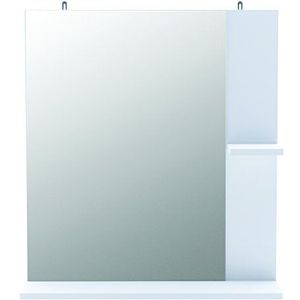 Demeyere Spiegel 'Coralie 2', Hout Wit, 62.4x15.5x69 cm