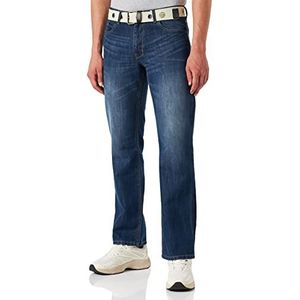 Enzo Heren Ez15 Loose Fit Jeans, Blauw (Midwash), 28W 32L UK, Midwash, 28W / 32L