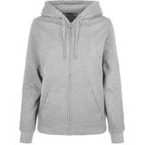 Build Your Brand - Basic Full Zip Sweatshirt - Zwart - Dames