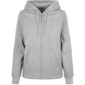 Build Your Brand - Basic Full Zip Sweatshirt - Zwart - Dames