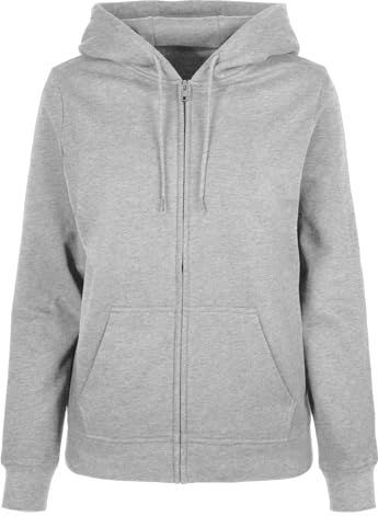 Build Your Brand - Basic Full Zip Sweatshirt - Zwart - Dames