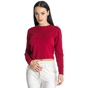 Gianni Kavanagh Bourgondië Winter's Planet shirt met lange mouwen, rood, XL vrouwen, Netto, XL