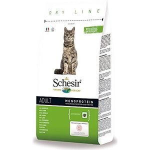 Schesir Cat Adult Maintenance lam, kattenvoer droog voor volwassenen en katten, droogvoer in zak, 1 verpakking (1 x 400 g)
