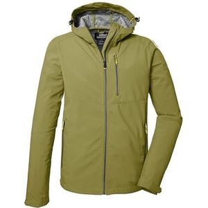 killtec heren killtec Heren Softshelljas/outdoorjas met capuchon KOS 259 MN SFTSHLL JCKT KOS 259 MN SFTSHLL JCKT, kiwi, M, 41367-000