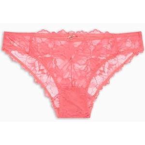 EMPORIO ARMANI Slips voor dames, Neon Roze Bloemen, L