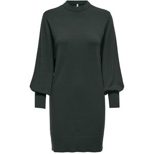 ONLY Dames Onllabelle Life L/S Dress KNT Noos, Scarab, XL