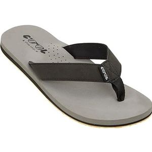 COOL shoe corp. Sin, teenslippers voor heren, Grijs, 40 EU