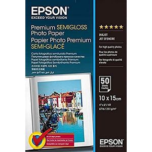 Epson Fotopapier Premium Semigloss 10x15 50 vellen S041765