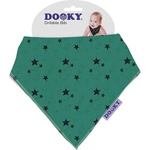 Dooky - Care 126911 Dribble Bib Green Star, groen, 20 g