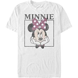 Disney Classic Mickey - Boxed Minnie Unisex Crew neck T-Shirt White M